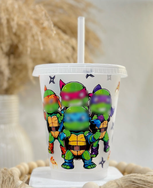 Green Turtles Kids Cold Cup