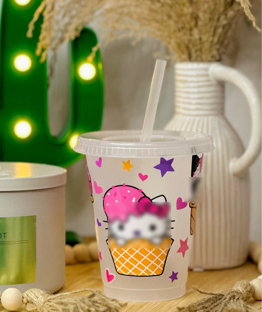 White Cat & Friends Kids Cup