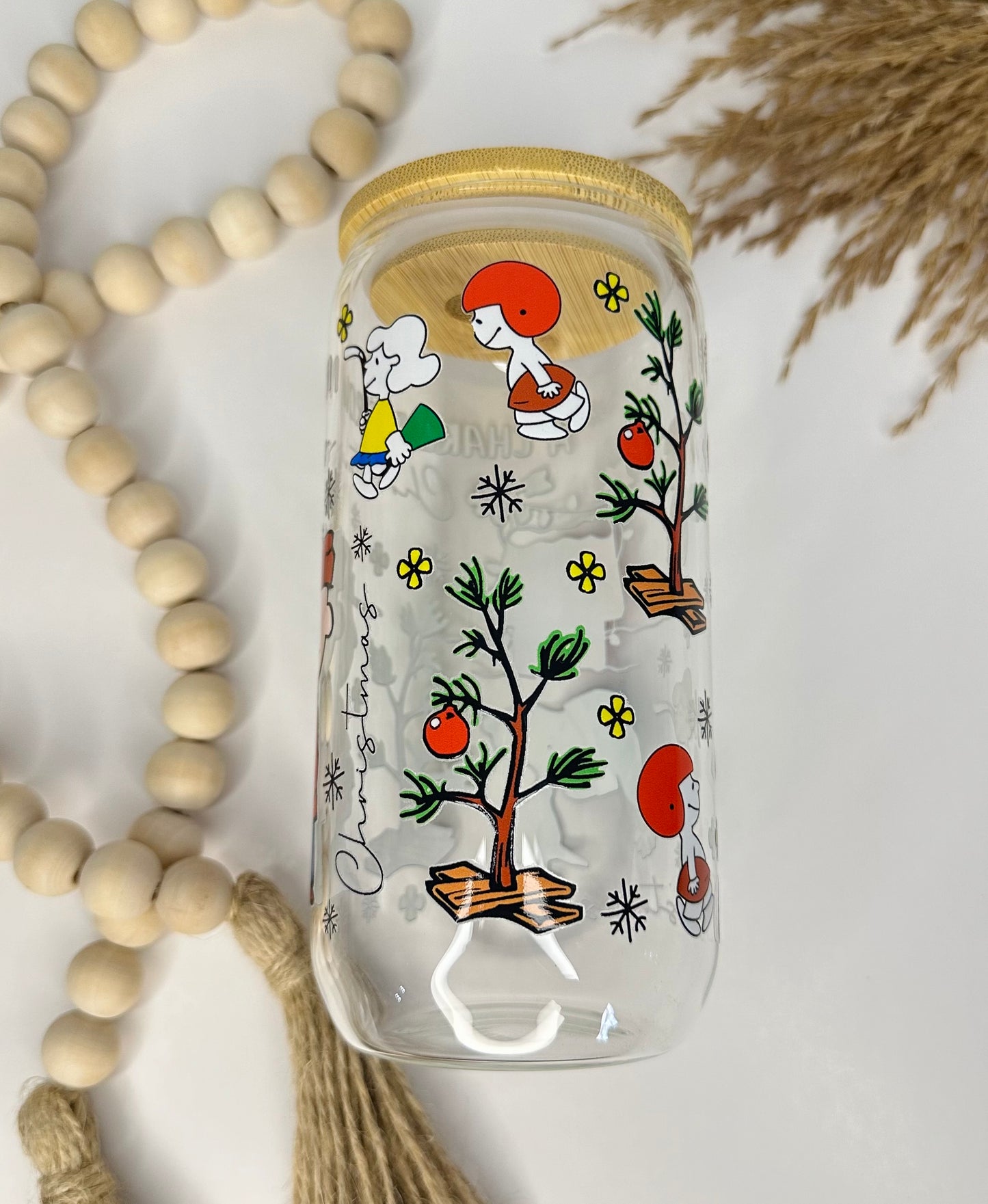 A CB Christmas Tree Glass Cup